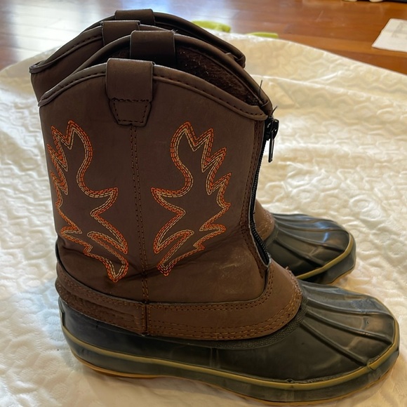Polar Edge Other - Polar Edge Insulation Boots Kids Boys Size 6Y Cowboy Duck Style Snow Play
